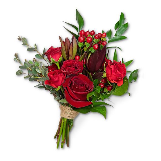 Crimson Hand-tied Bouquet
