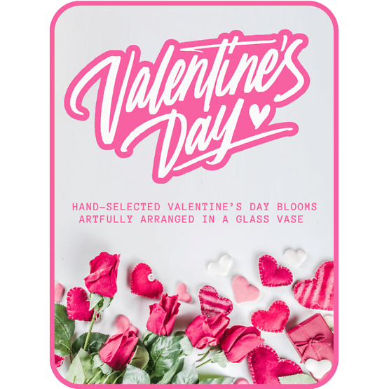 Valentine\'s Day Designer\'s Choice Vase