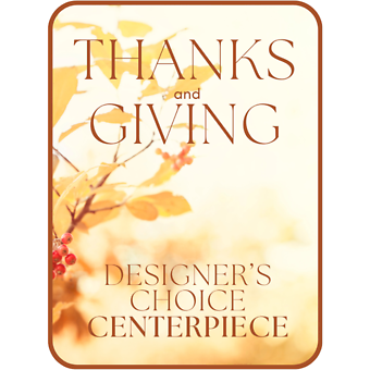 Designer\'s Choice Centerpiece for Thanksgiving